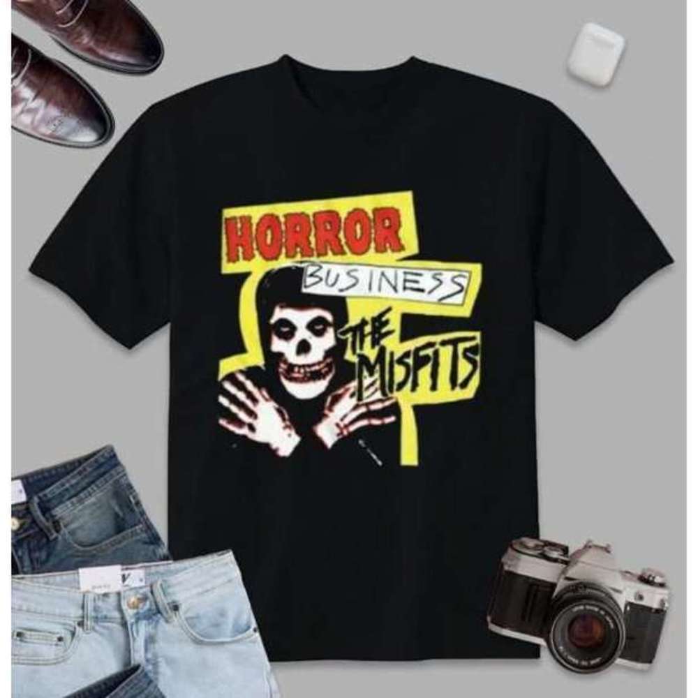 Misfits Horror Business Punk Rock Retro Graphic Tee Classic Fan T-Shirt